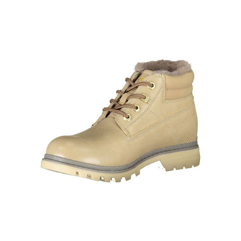 Bottes à lacets Beige Carrera pour Femmes - Élégance et Confort