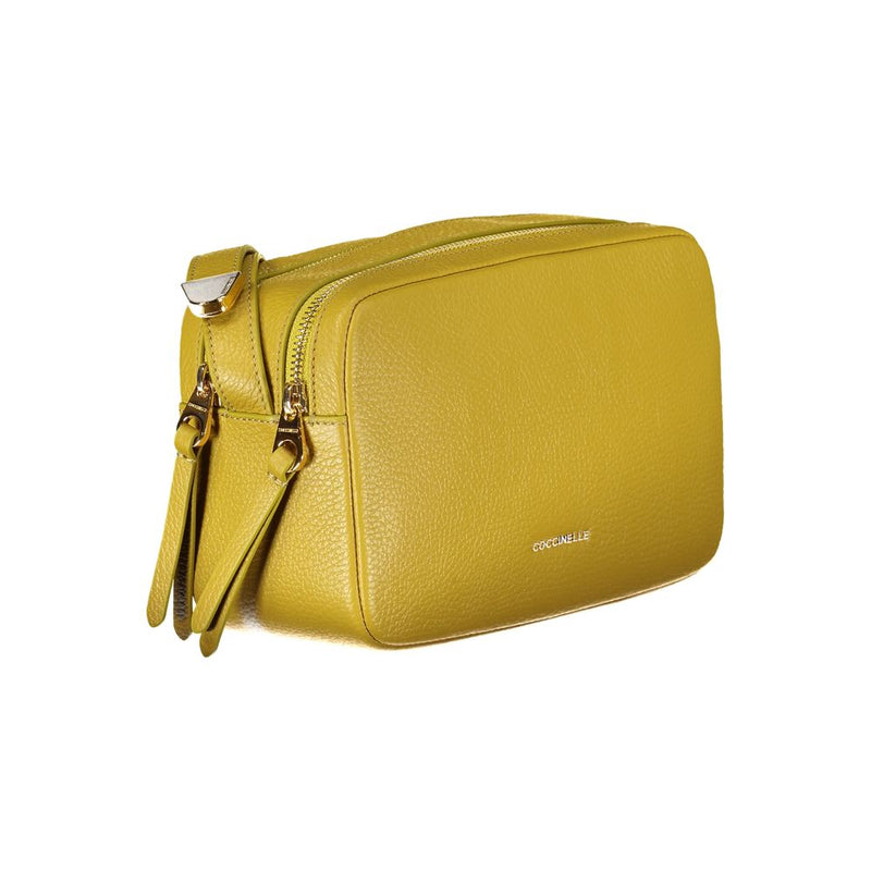 Coccinelle Green Leather Handbag - Élégance et Praticité