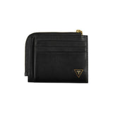Guess Jeans Portefeuille en Cuir Noir