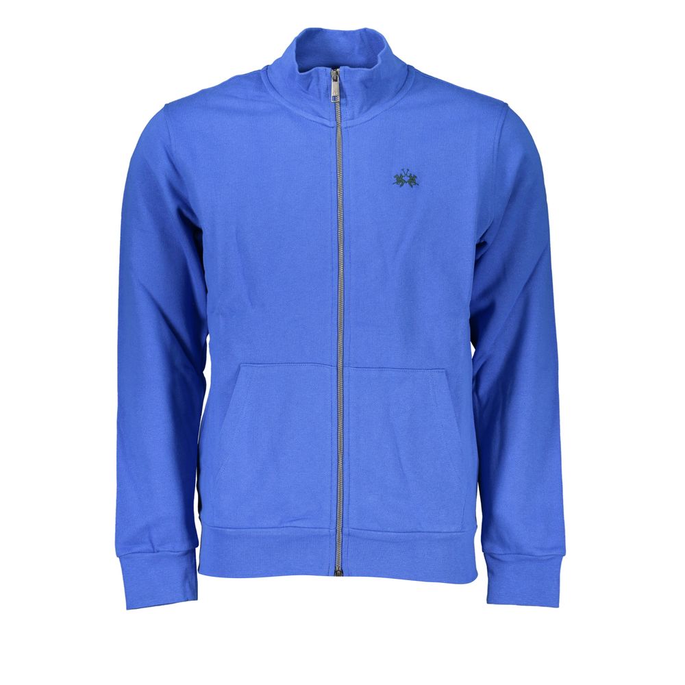 La Martina Sweatshirt en Coton Bleu pour Hommes