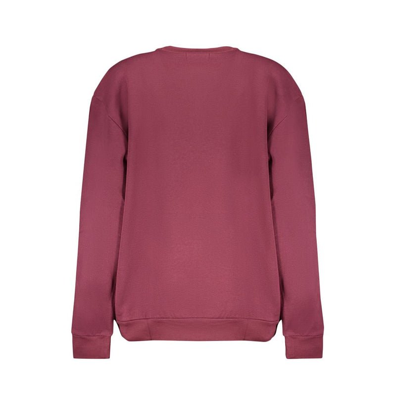Cavalli Class Purple Cotton Women Sweater - Bold Elegance