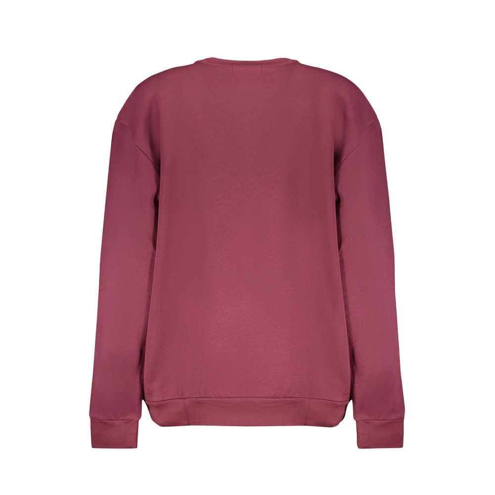 Cavalli Class Purple Cotton Sweatshirt - Luxe et Confort