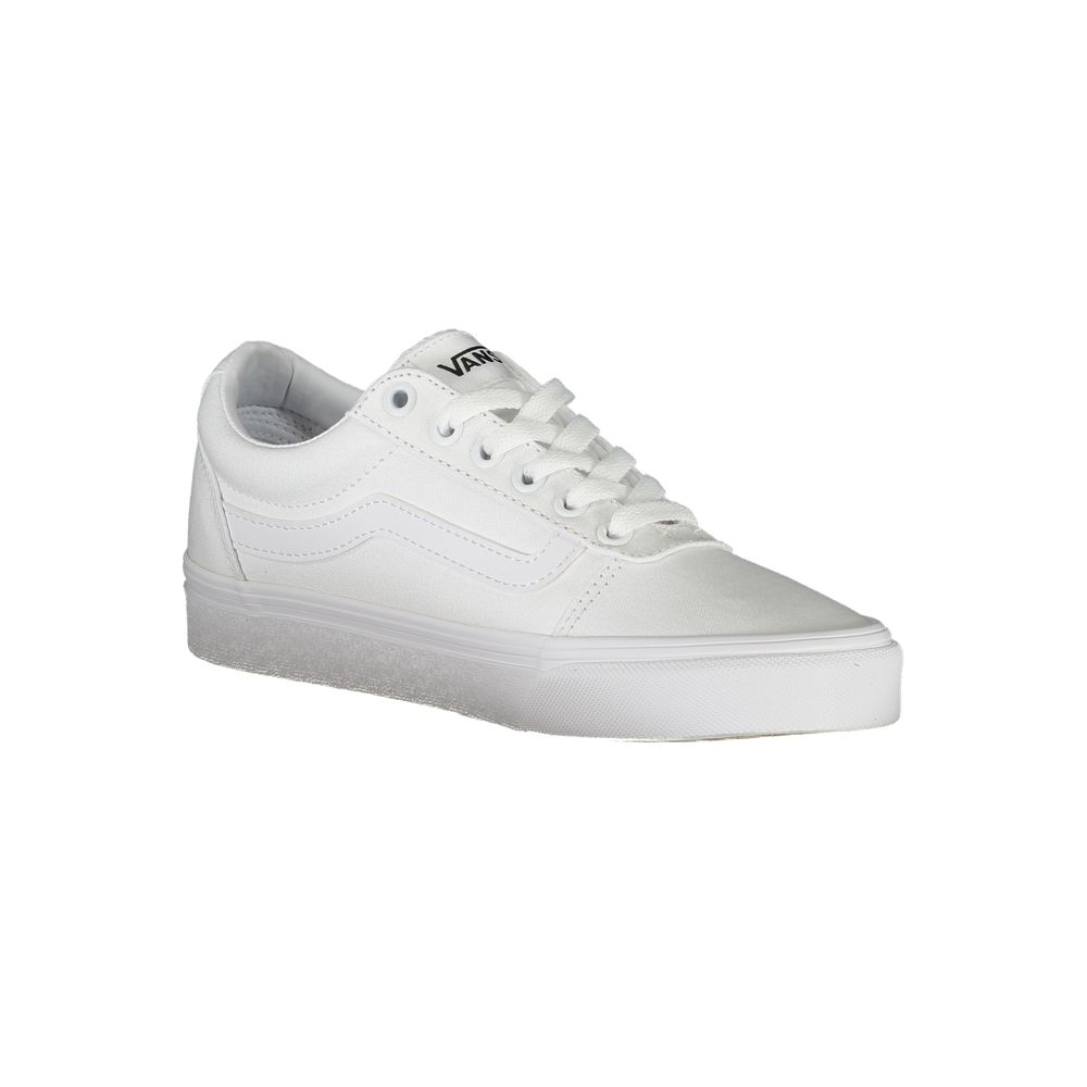 Vans White Polyester Sneaker - All-Day Comfort and Style
