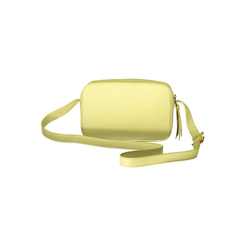 Coccinelle Sac à Main en Cuir Jaune - Élégant et Pratique