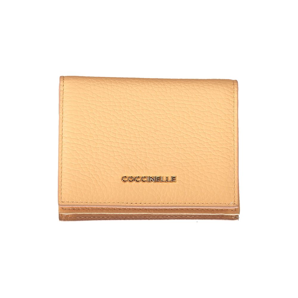 Coccinelle Orange Leather Wallet - Stylish & Functional
