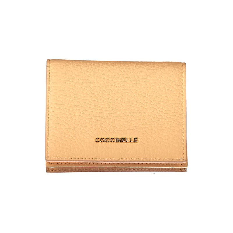 Coccinelle Orange Leather Wallet - Élégant et Pratique