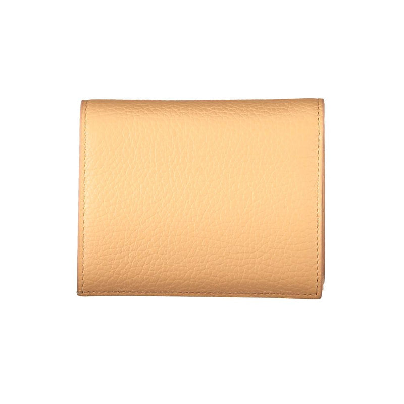 Coccinelle Orange Leather Wallet - Élégant et Pratique