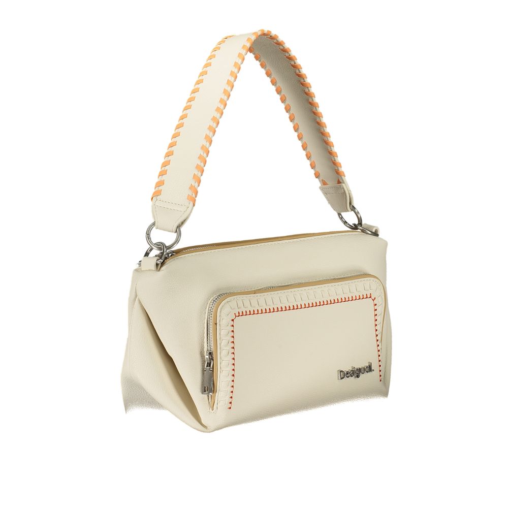 Sac à main Desigual en polyéthylène blanc - Élégant et fonctionnel