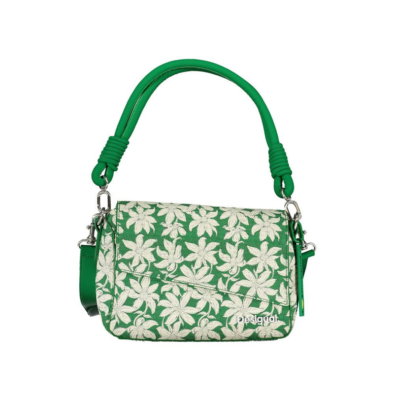 Desigual Green Polyethylene Handbag - Versatile and Chic