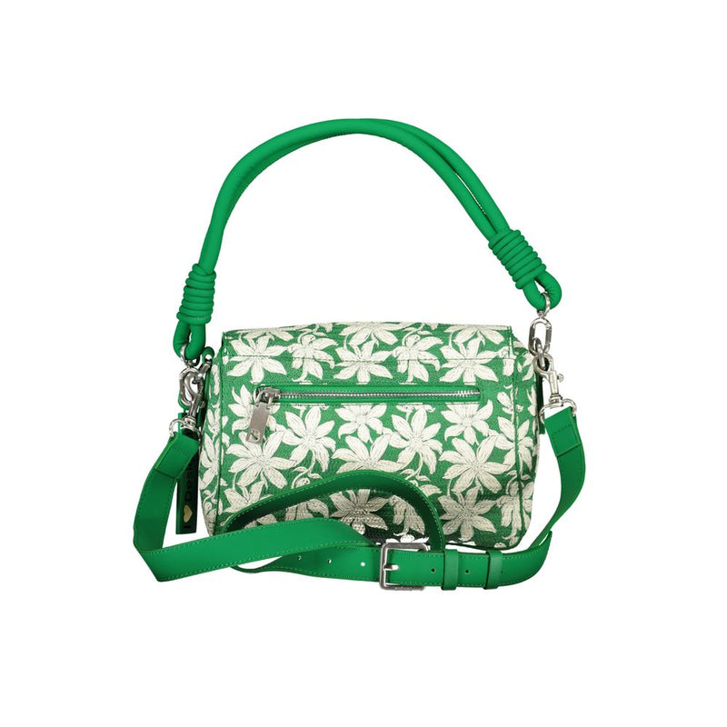 Desigual Green Polyethylene Handbag - Versatile and Chic