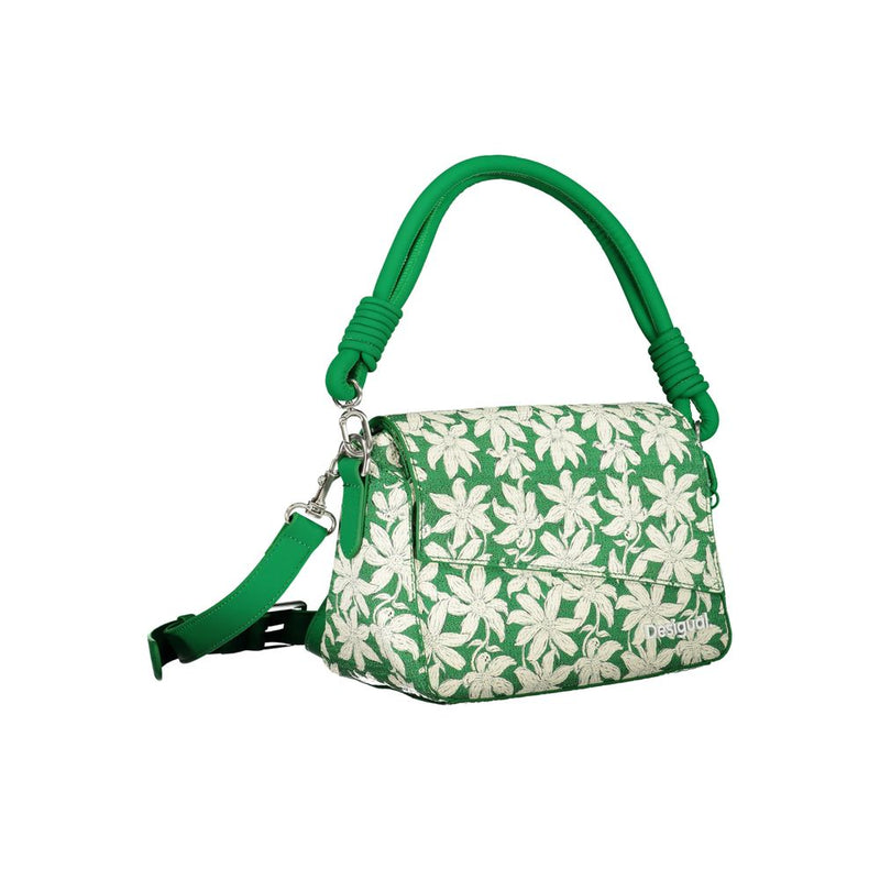 Desigual Green Polyethylene Handbag - Versatile and Chic