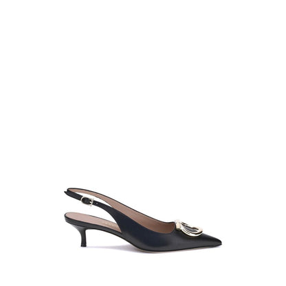 Escarpins à bout ouvert Gancini de Ferragamo