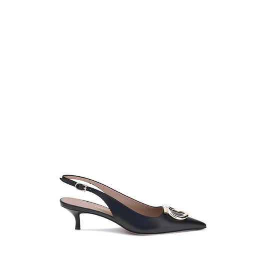 Escarpins à bout ouvert Gancini de Ferragamo