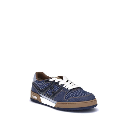 Sneakers en jean Fendi FF