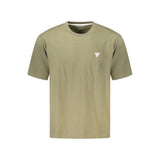 Guess Jeans T-Shirt en Coton Vert Oversize