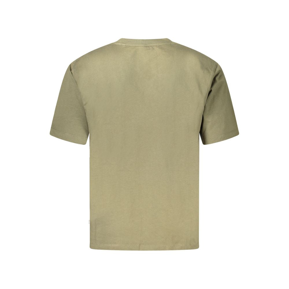 Guess Jeans T-Shirt en Coton Vert Oversize