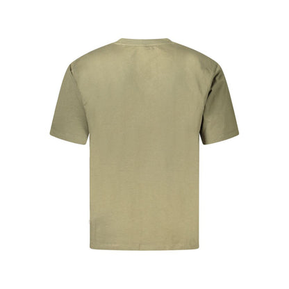 Guess Jeans T-Shirt en Coton Vert Oversize