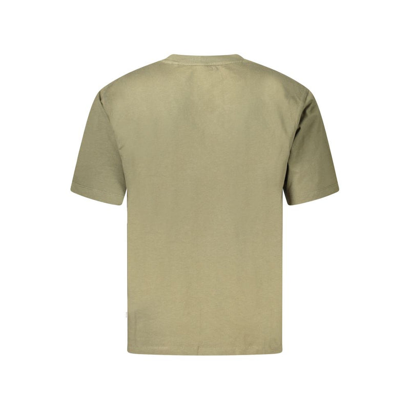 Guess Jeans T-Shirt en Coton Vert Oversize