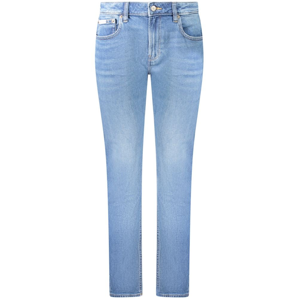 Calvin Klein Blue Cotton Women's Slim Jean - Stylish & Comfortable