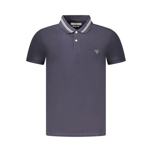 Polo en coton bleu Guess Jeans