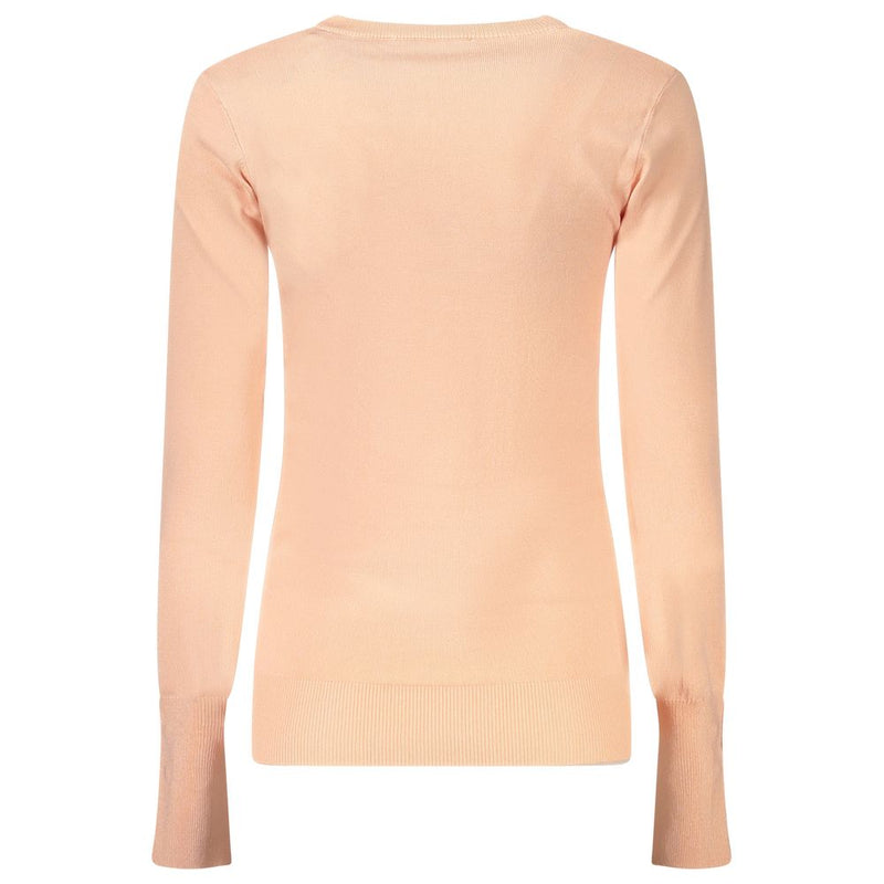 Guess Jeans Pull en Viscose Rose - Élégant et Confortable