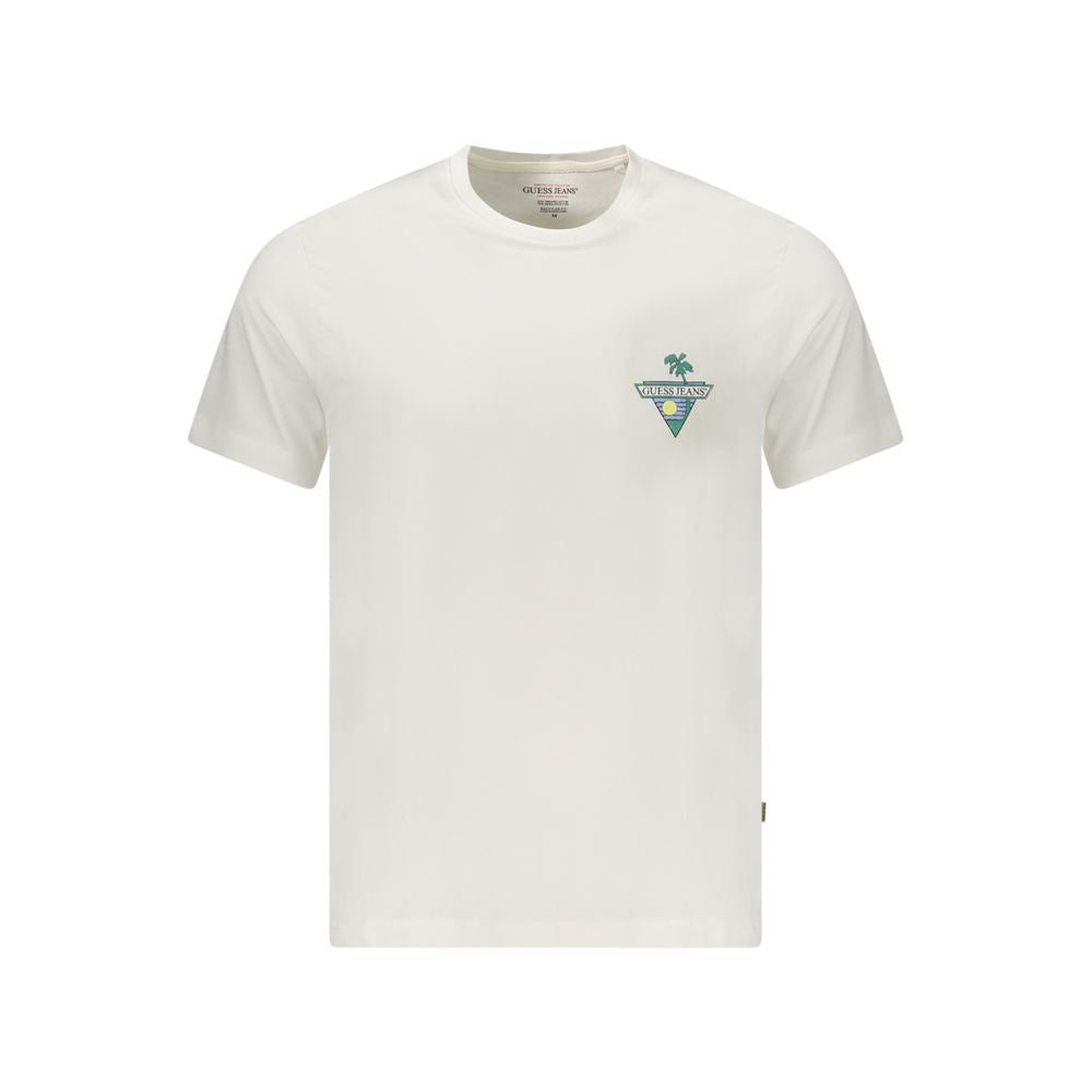 T-Shirt en Coton Blanc Guess Jeans - Style et Confort