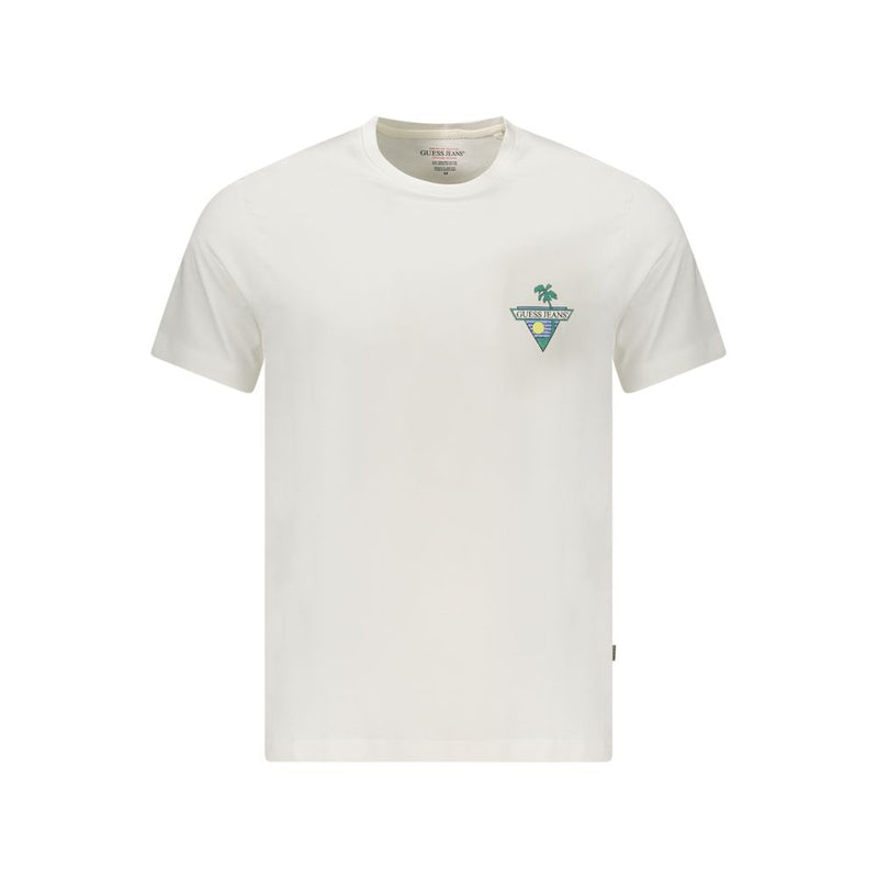 T-Shirt en Coton Blanc Guess Jeans - Style et Confort