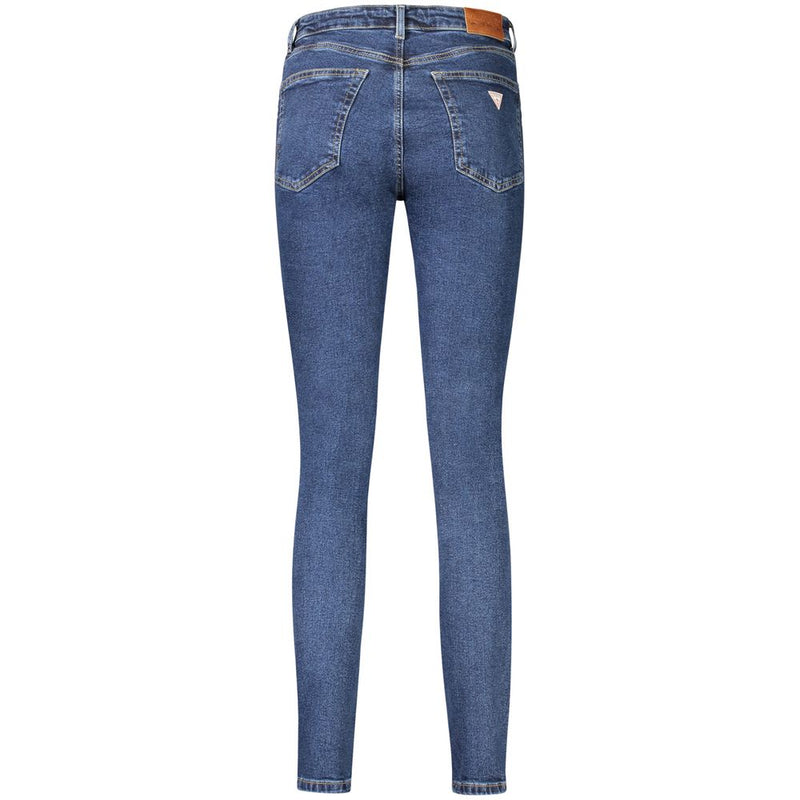 Guess Jeans G05 Skinny Jeans Femme Bleu en Coton