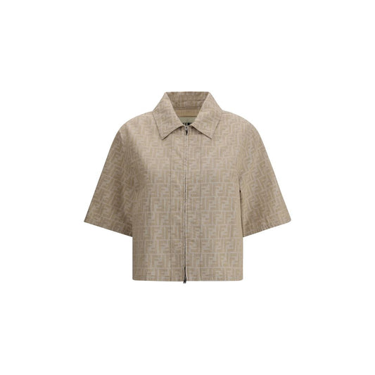 Fendi Chambray cropped jasje