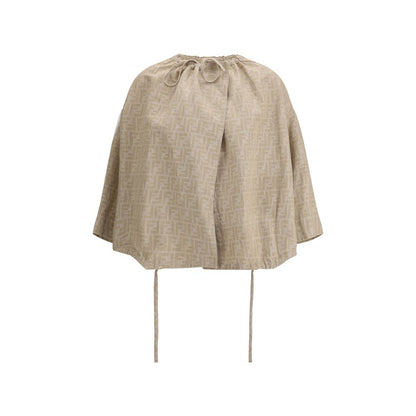Veste en chambray oversize Fendi