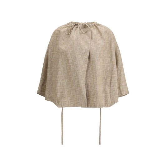 Veste en chambray oversize Fendi