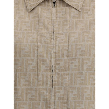 Veste courte en chambray Fendi