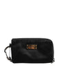 Pochette porte-clés Dolce & Gabbana en nylon noir avec logo