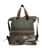 Sac à dos patchwork vert militaire Dolce & Gabbana