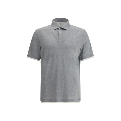 Brunello Cucinelli Silk Polo Shirt