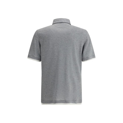 Brunello Cucinelli Silk Polo Shirt