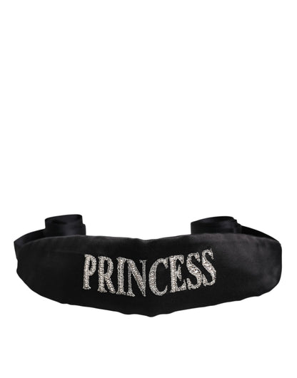 Ceinture tressée noire Princess Fantasy de Dolce & Gabbana