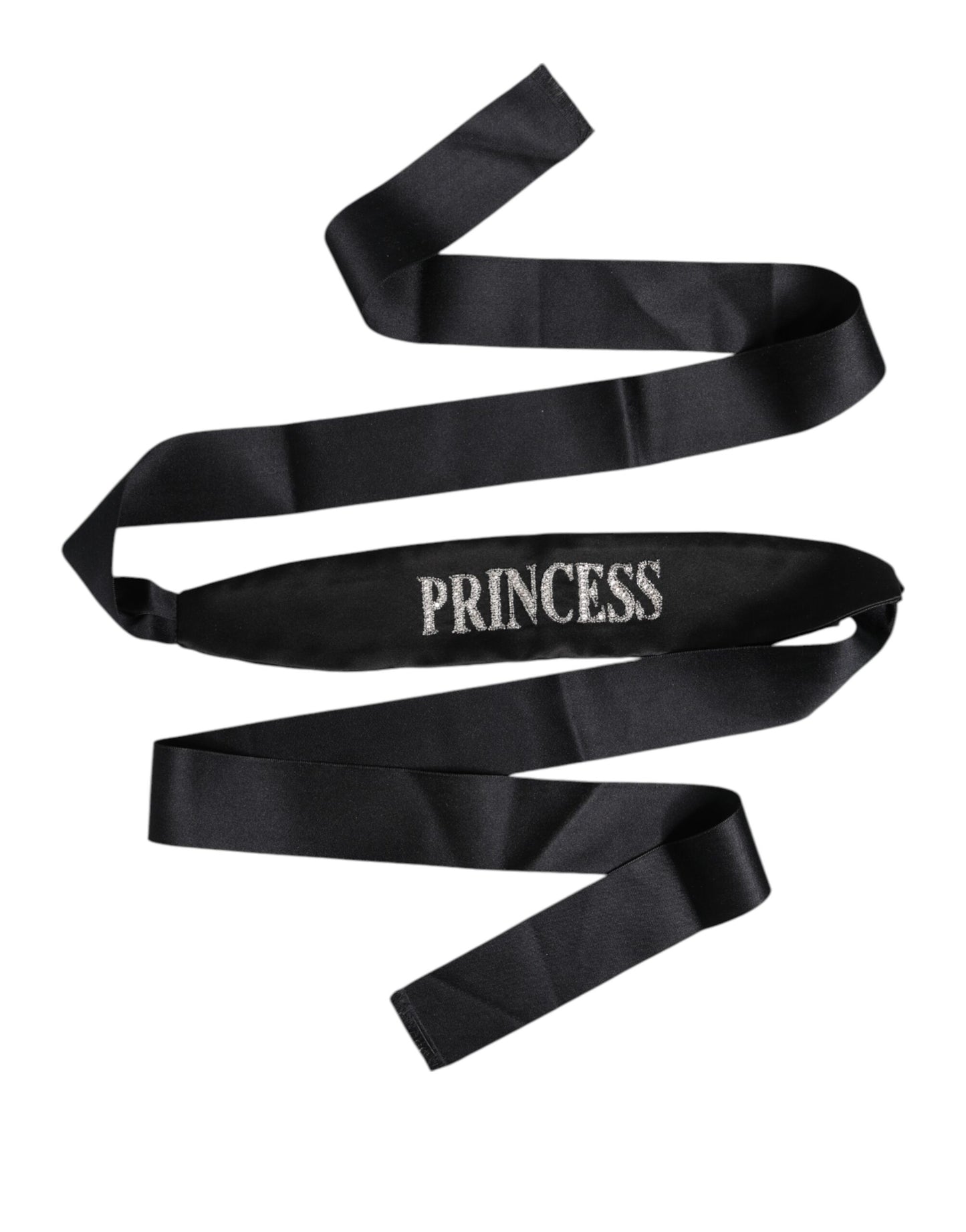 Ceinture tressée noire Princess Fantasy de Dolce & Gabbana