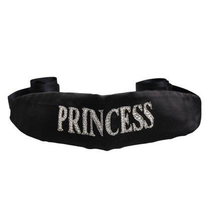 Ceinture tressée noire Princess Fantasy de Dolce & Gabbana