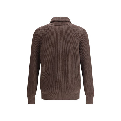 Cardigan côtelé Brunello Cucinelli