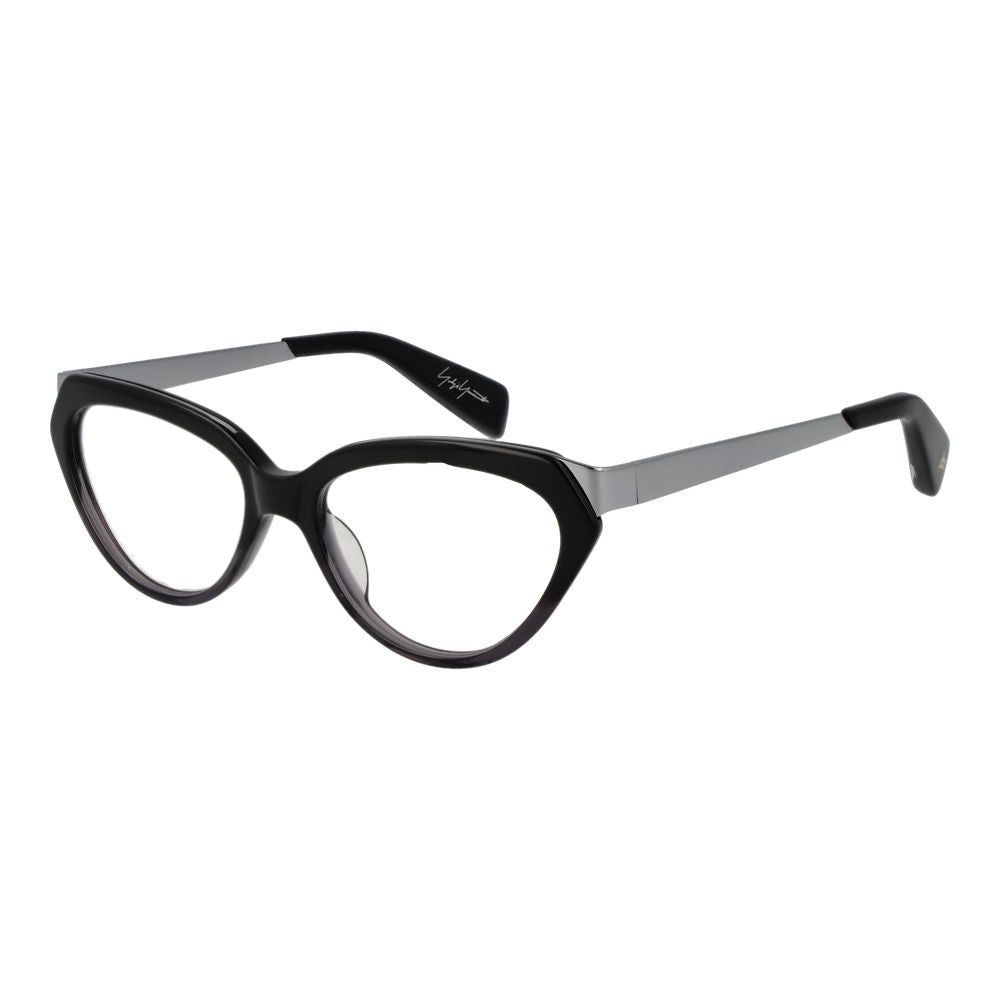 Yohji Yamamoto Black Unisex Glasses Frame - Sophisticated Eyewear