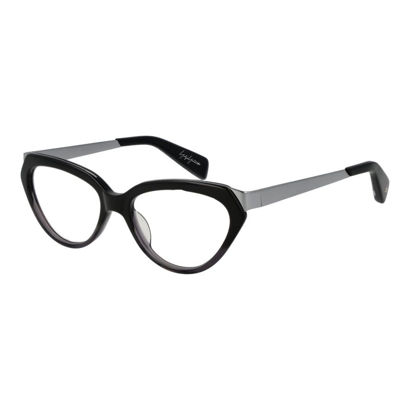 Yohji Yamamoto Black Unisex Glasses Frame - Sophisticated Eyewear