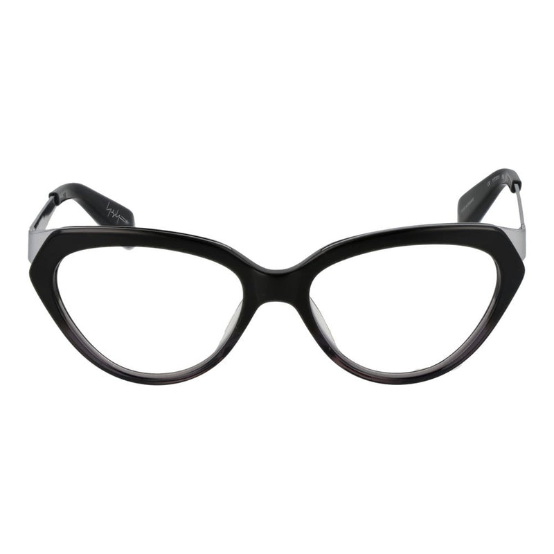 Yohji Yamamoto Black Unisex Glasses Frame - Sophisticated Eyewear