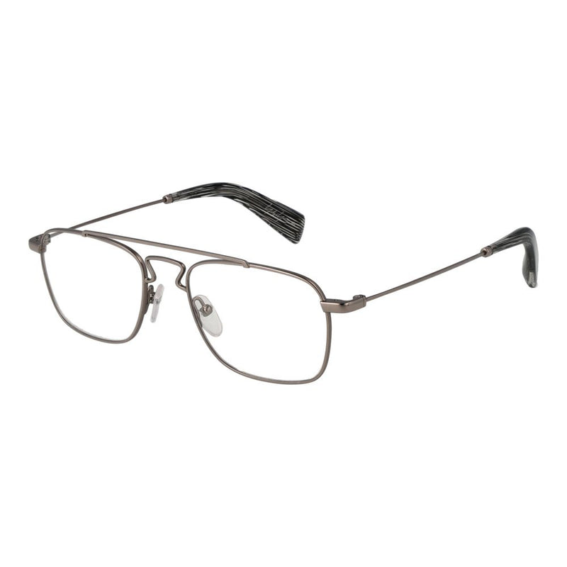 Yohji Yamamoto Silver Unisex Glasses Frame - Aviator Style