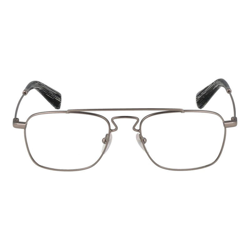 Yohji Yamamoto Silver Unisex Glasses Frame - Aviator Style