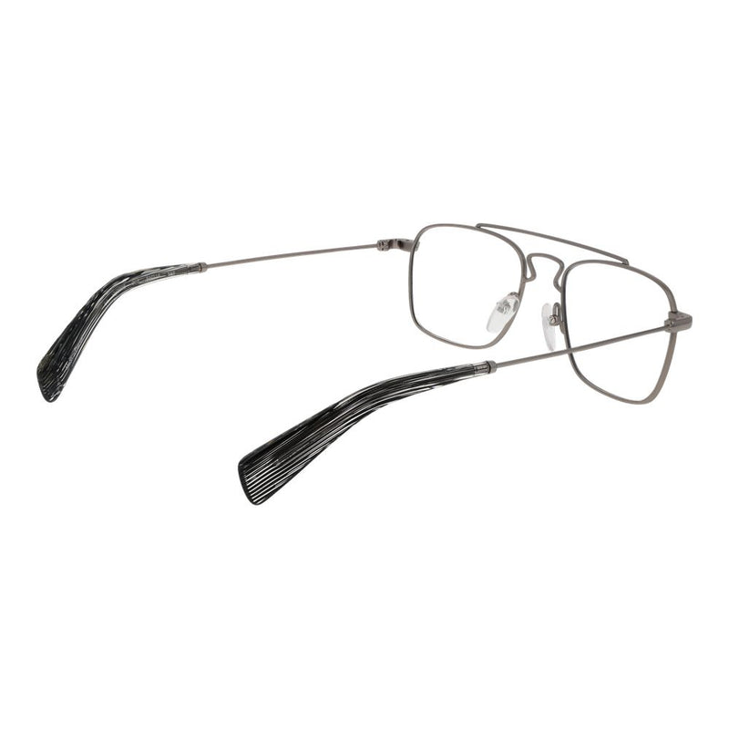 Yohji Yamamoto Silver Unisex Glasses Frame - Aviator Style
