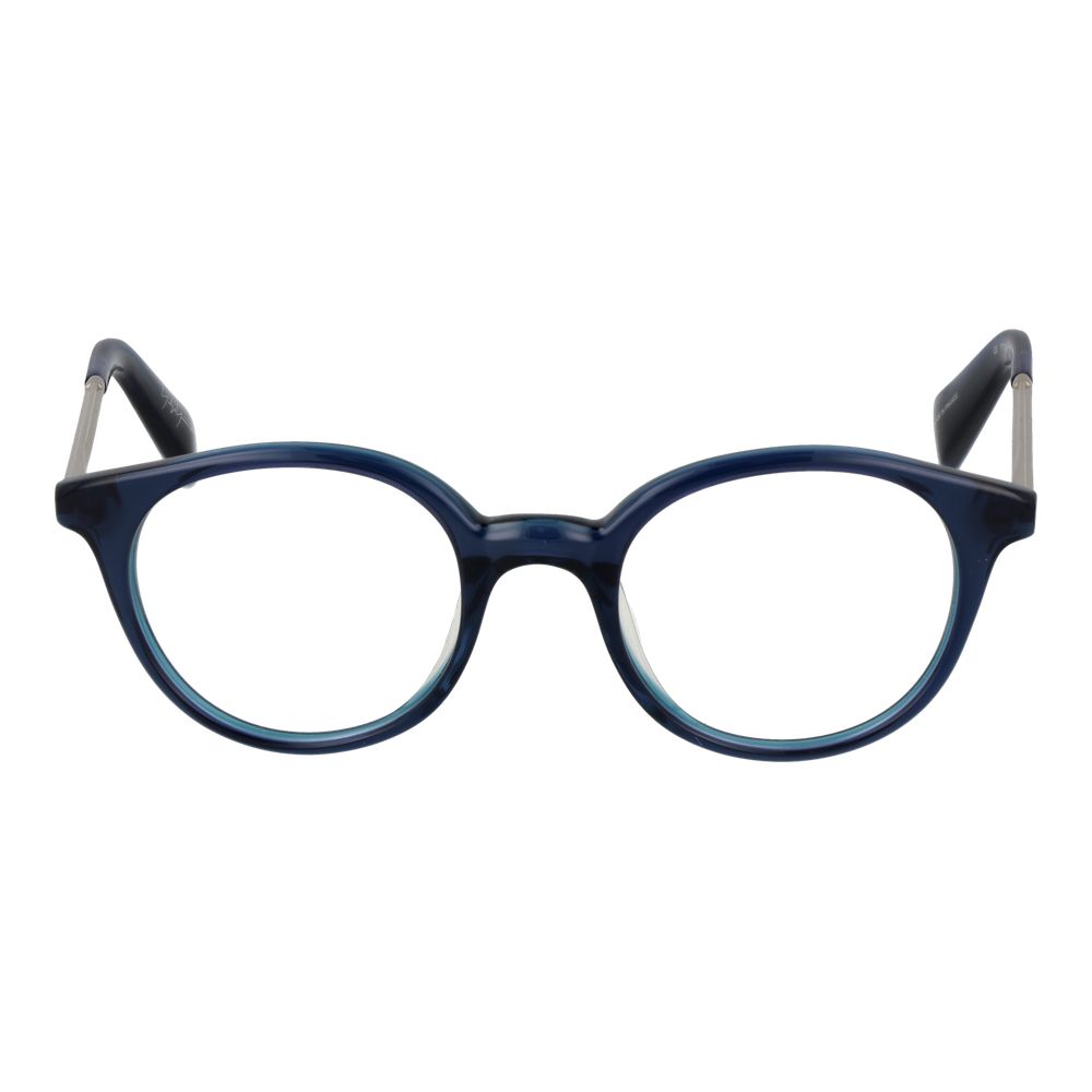 Yohji Yamamoto Blue Unisex Glasses Frame - Fashionable and Durable