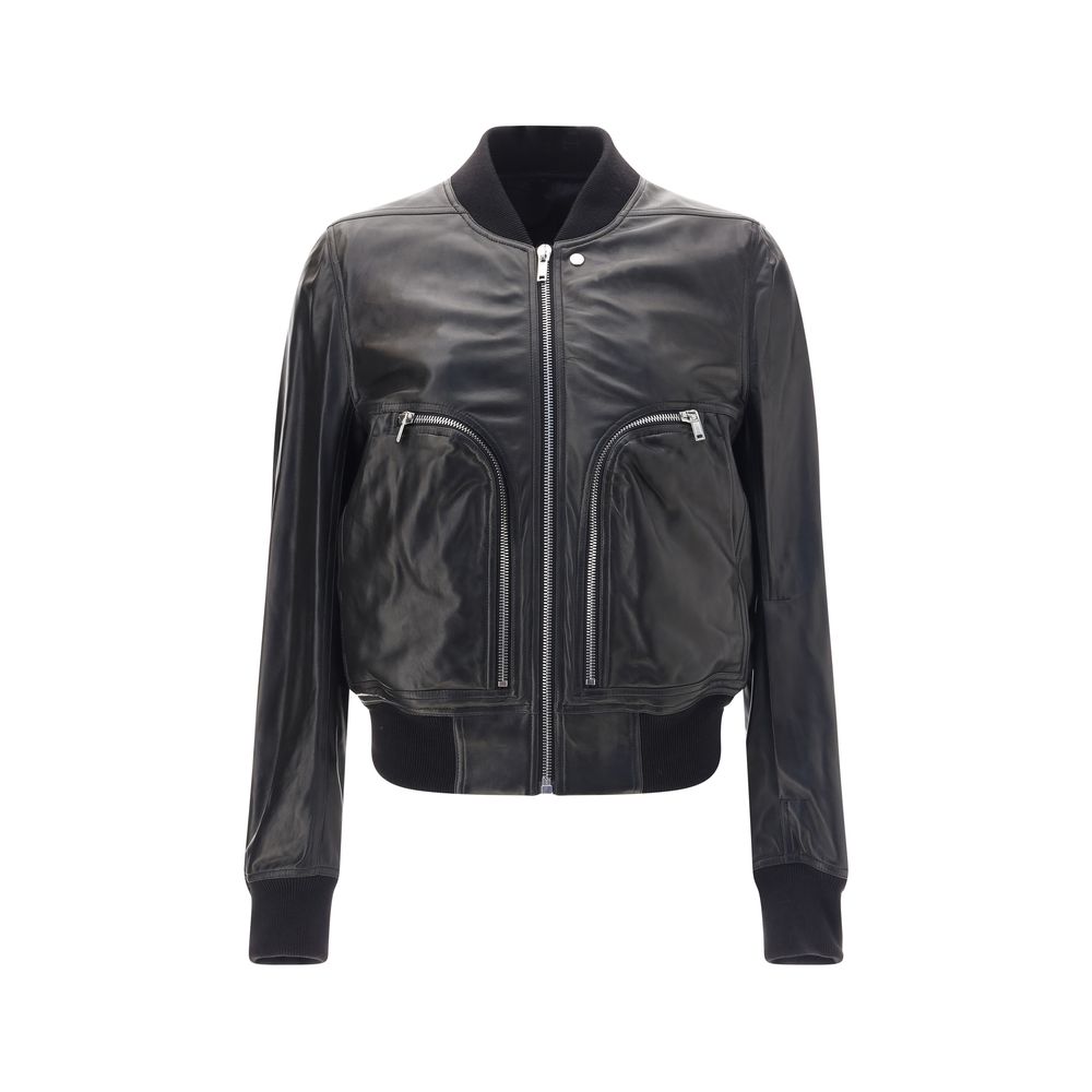 Blouson en cuir Rick Owens Bauhaus Flight