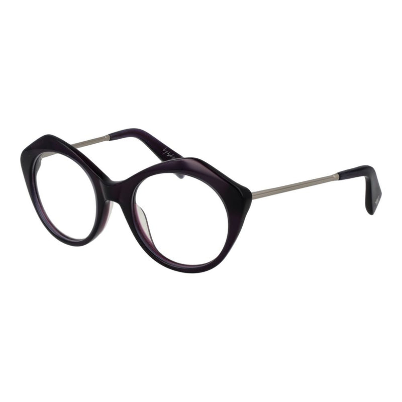 Yohji Yamamoto Purple Women Glasses Frame - Elegance Redefined