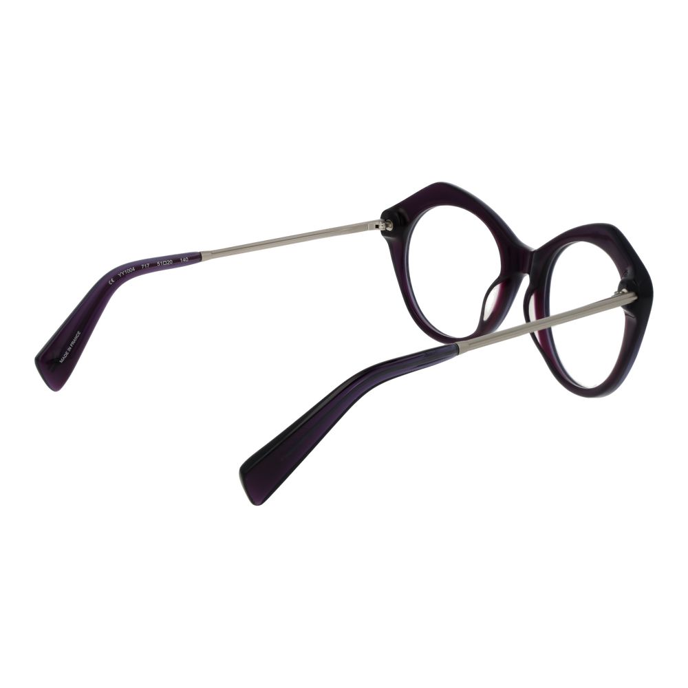 Yohji Yamamoto Purple Women Glasses Frame - Elegance Redefined